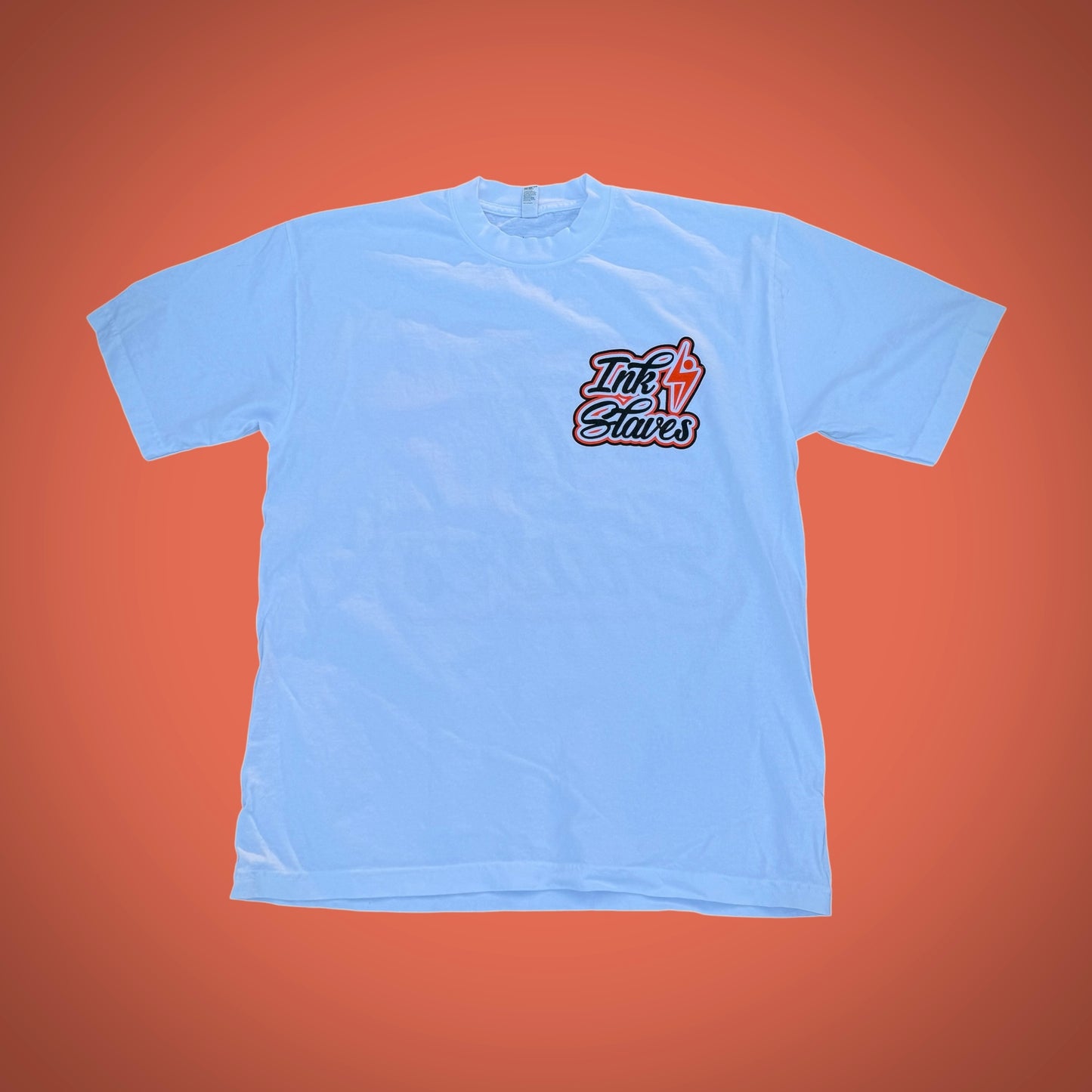 Orange/Black Stacked Logo T-Shirt