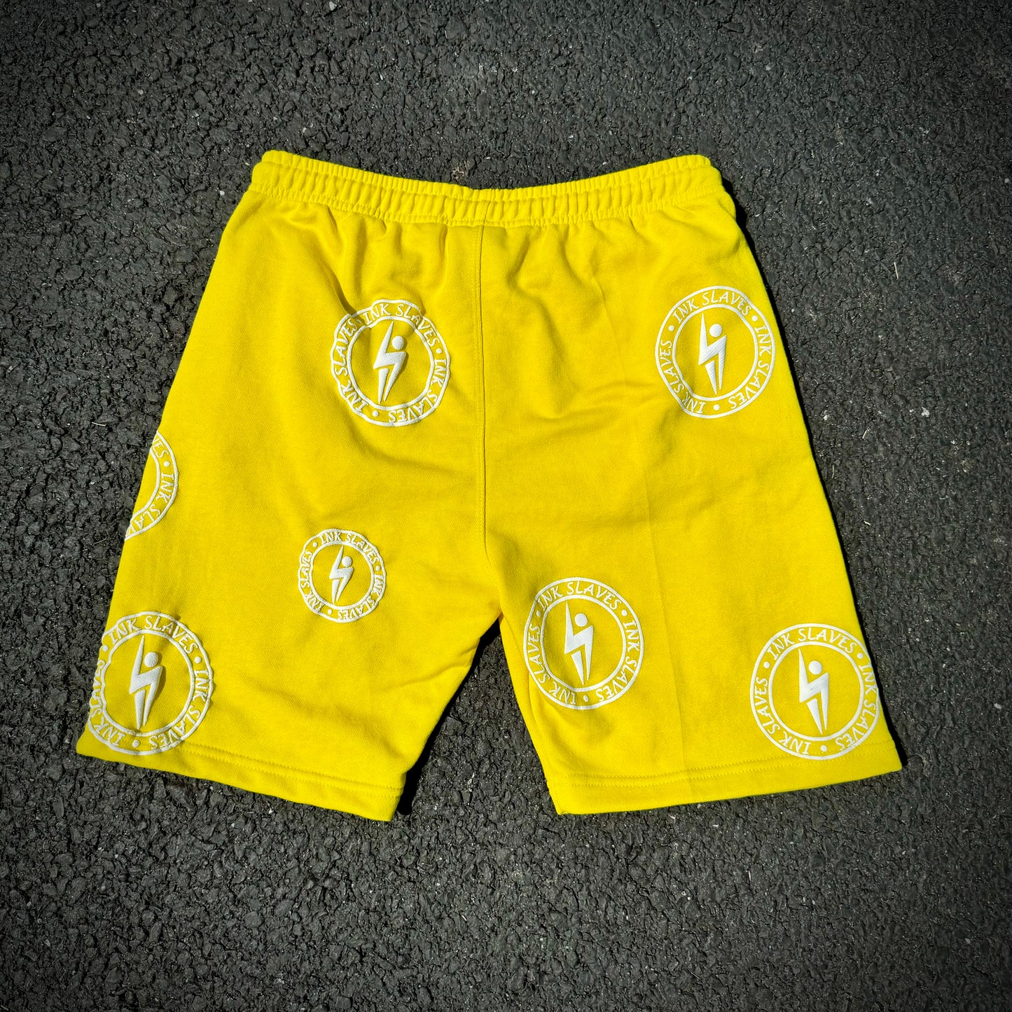 Yellow/White Shorts