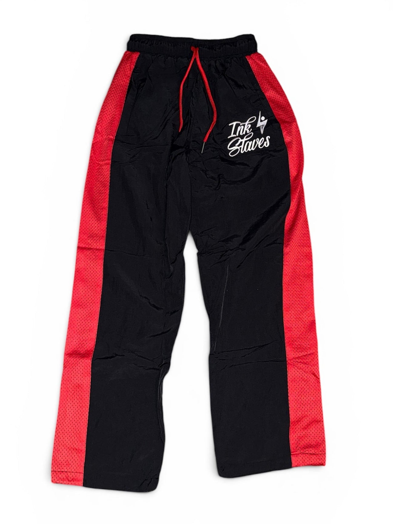 Black/Red Windbreaker Set