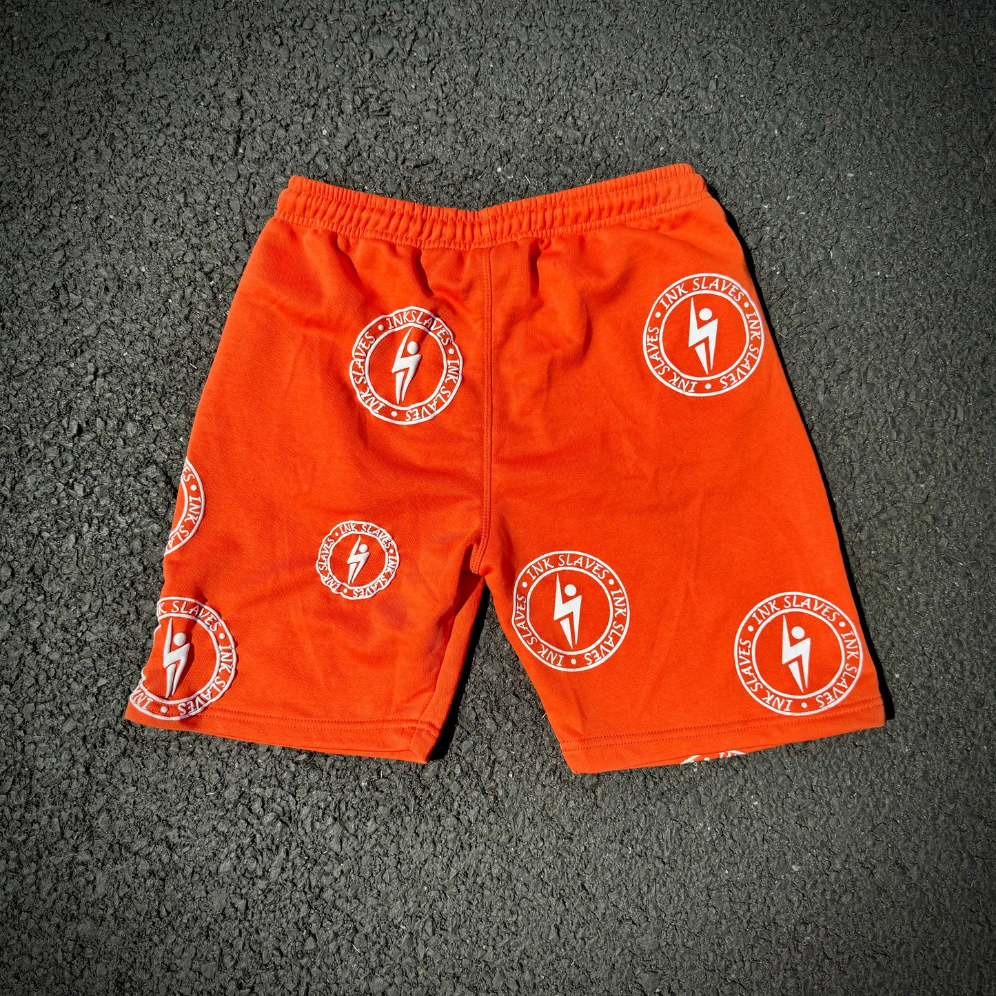 Orange/White Shorts