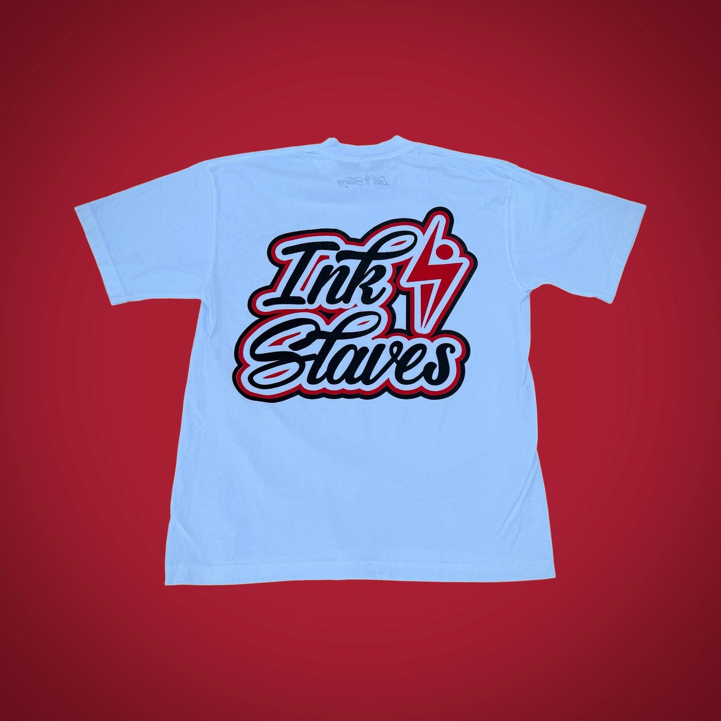 Red/Black Stacked Logo T-Shirt
