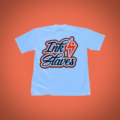 Orange/Black Stacked Logo T-Shirt