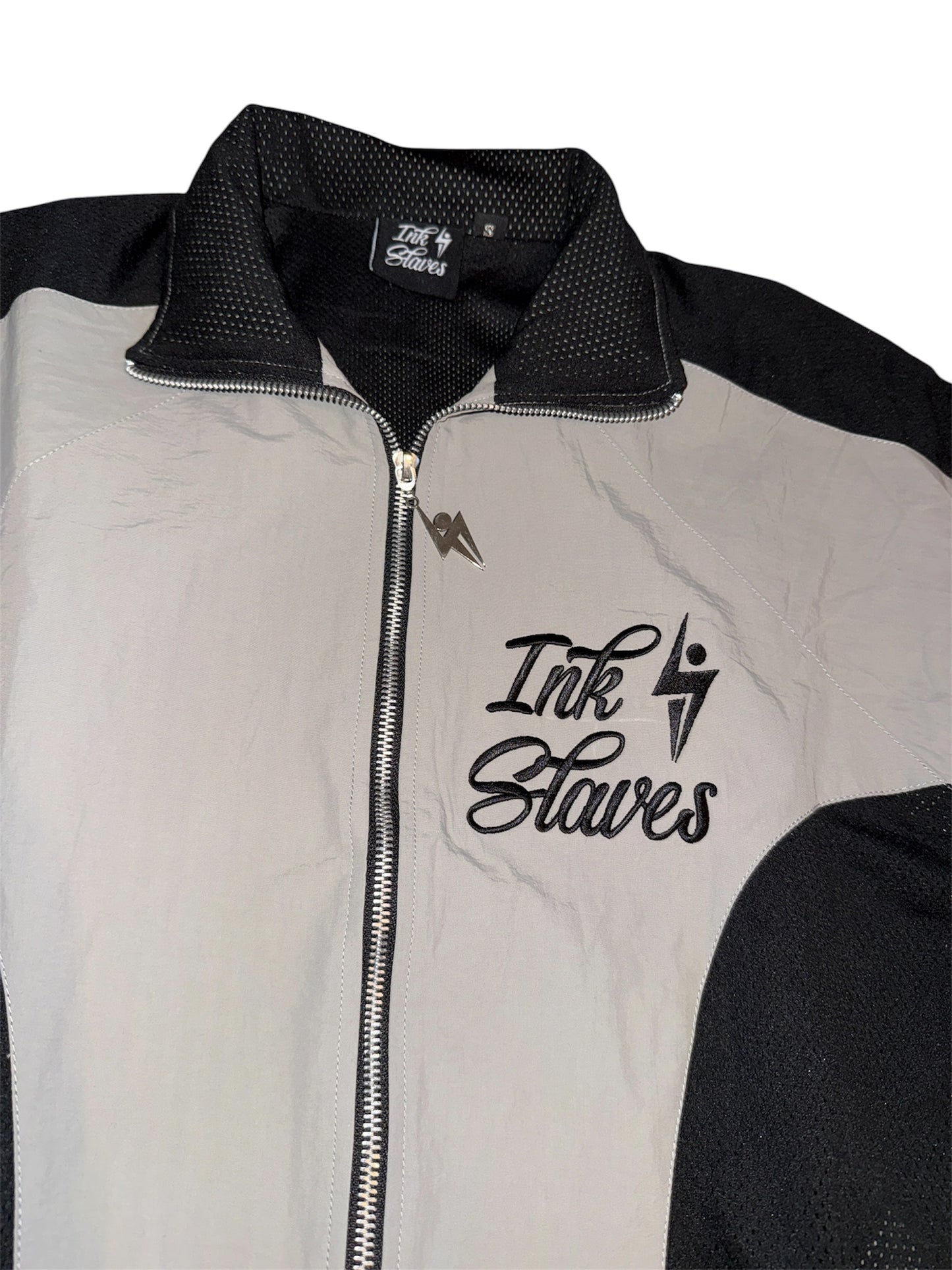 Cool Grey/Black Windbreaker Set