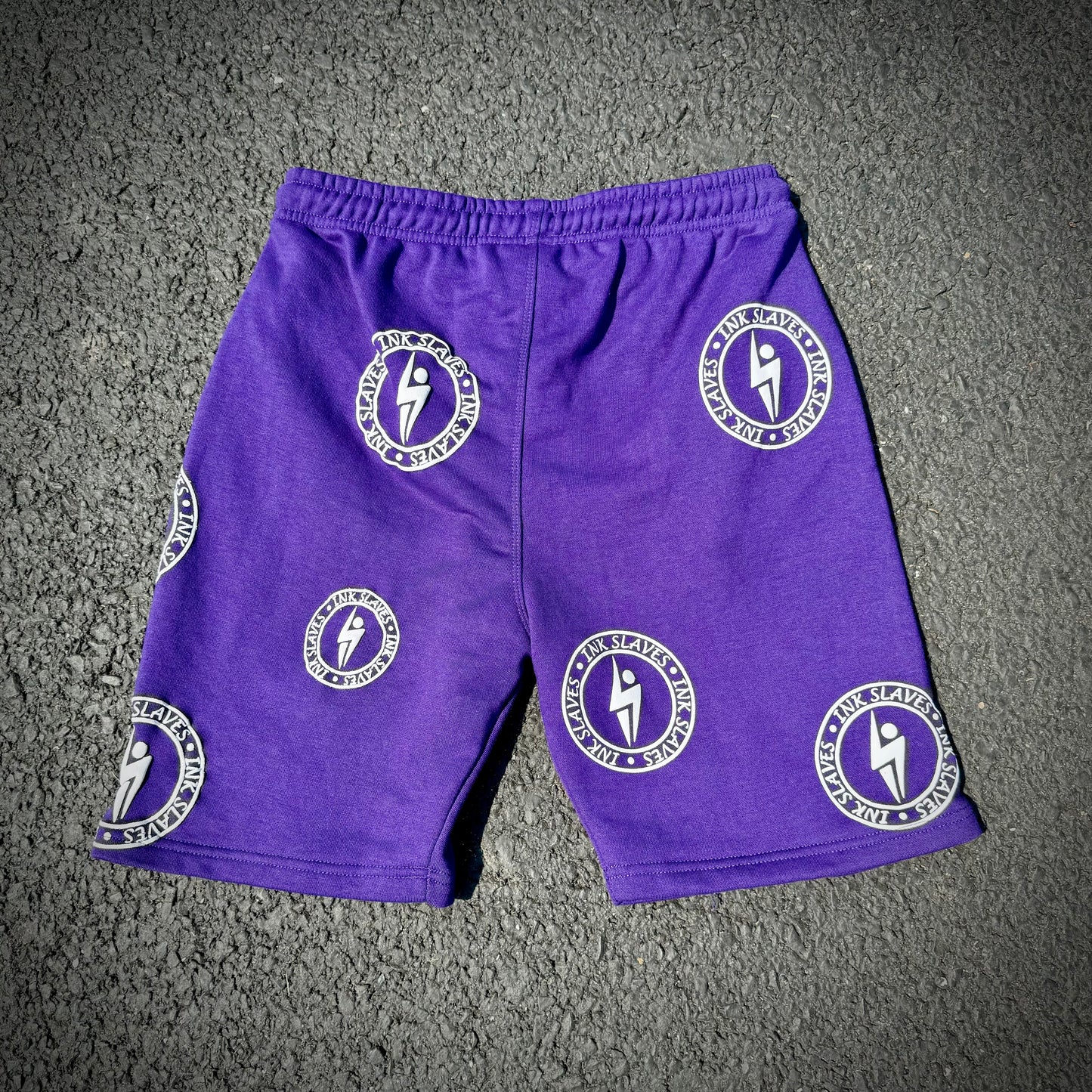 Purple/White Shorts