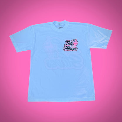 Pink/Black Stacked Logo T-Shirt