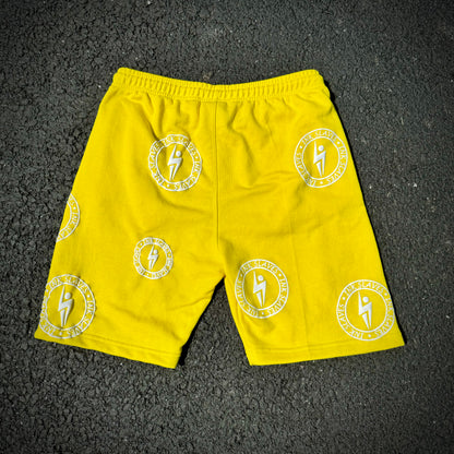 Yellow/White Shorts
